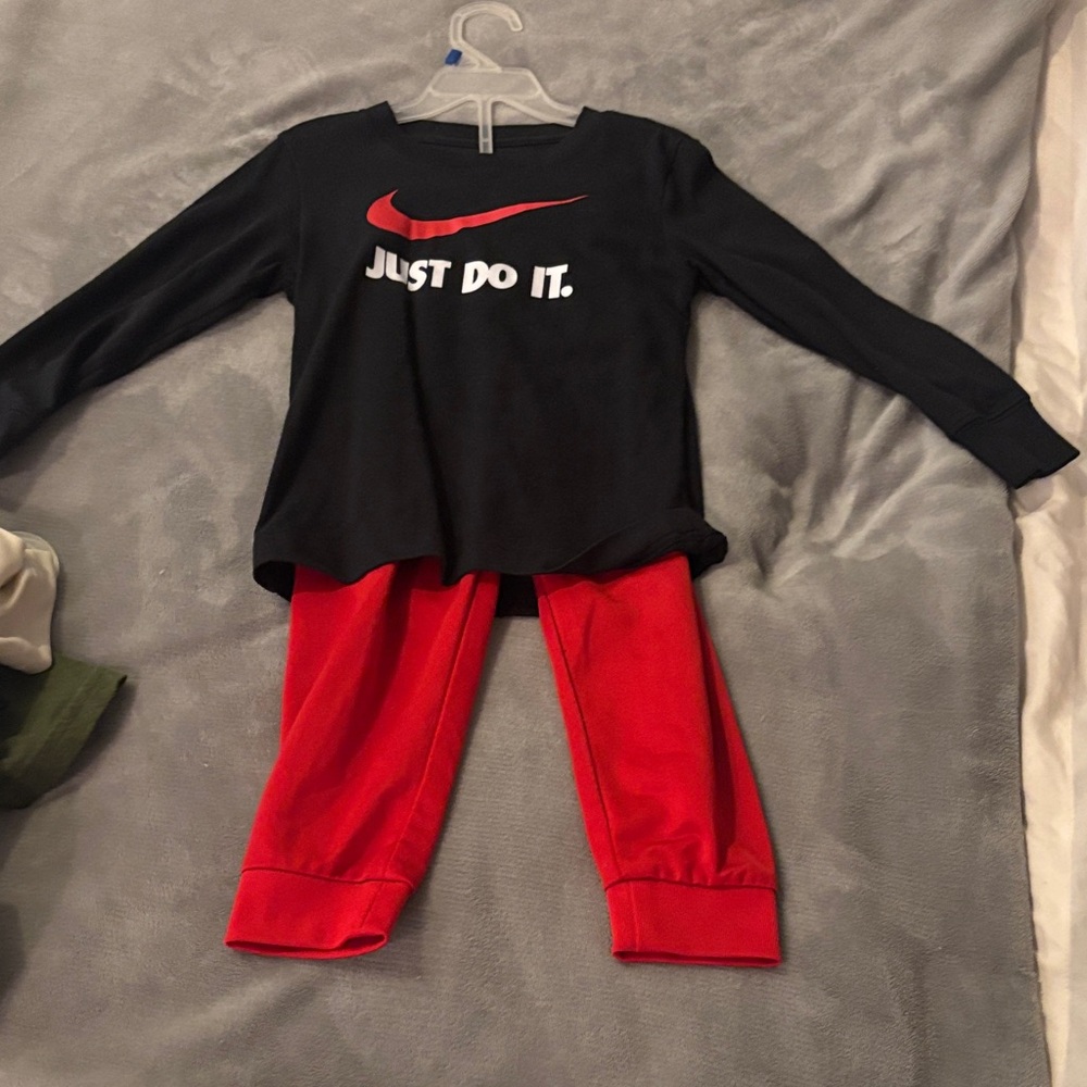 Nike Black and Red Kids Set
